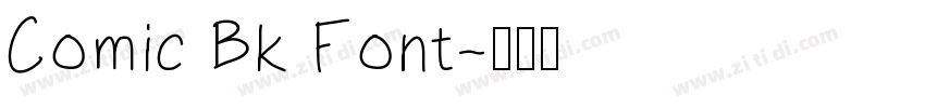 Comic Bk Font字体转换